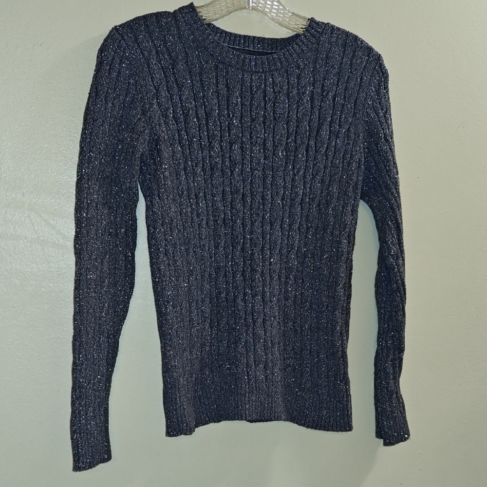 Charter Club Metallic Knit Sweater